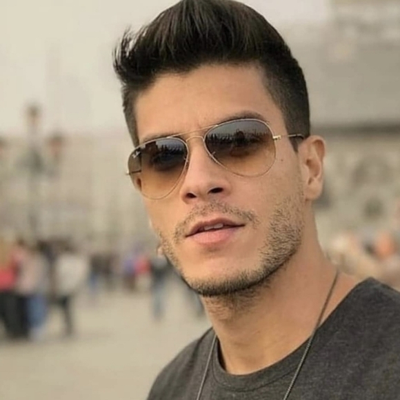 Ray Ban Aviator Gradient Brown RB3025 - Picture 14 of 15